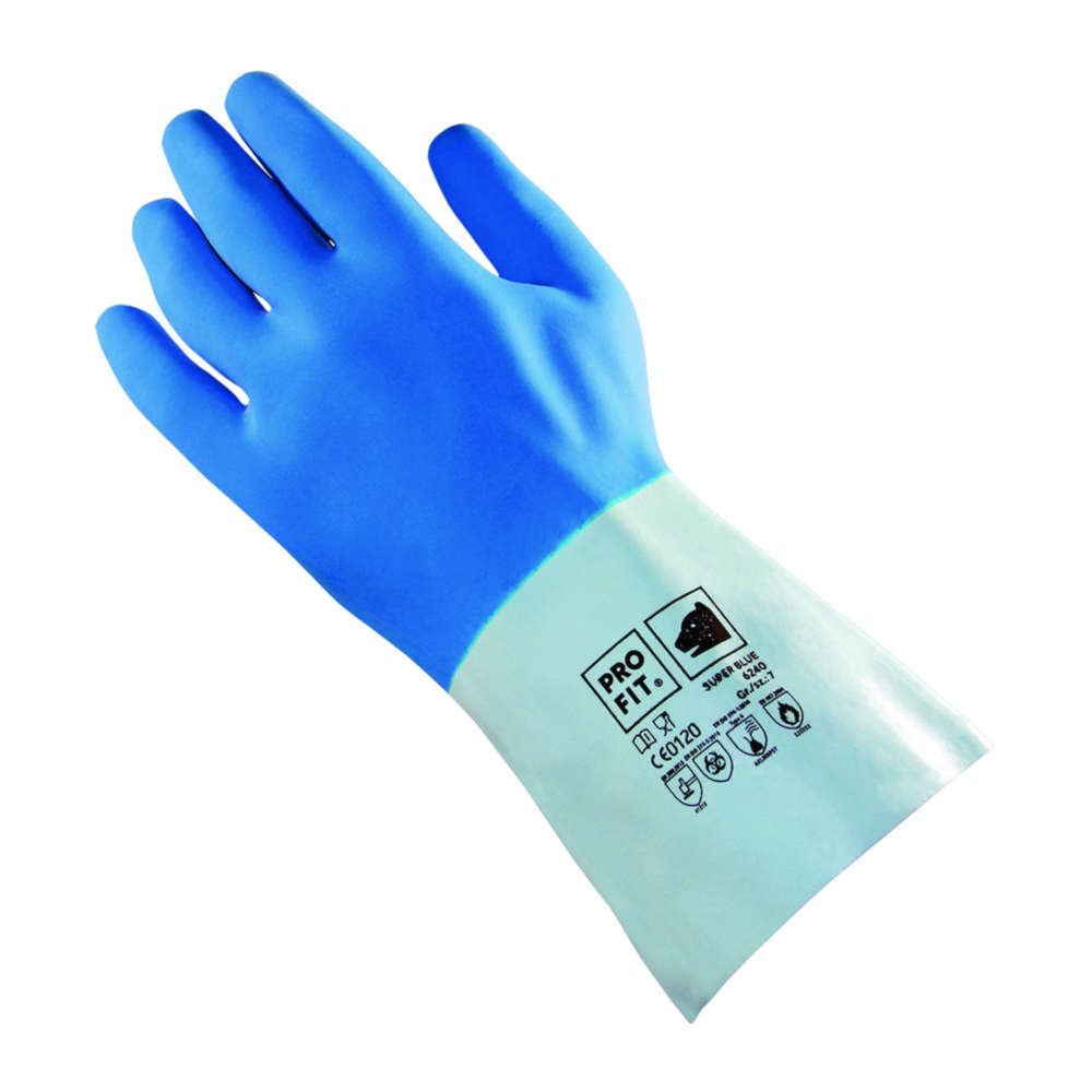 Latex gloves Pro-Fit 6240, super blue | Glove size: 7