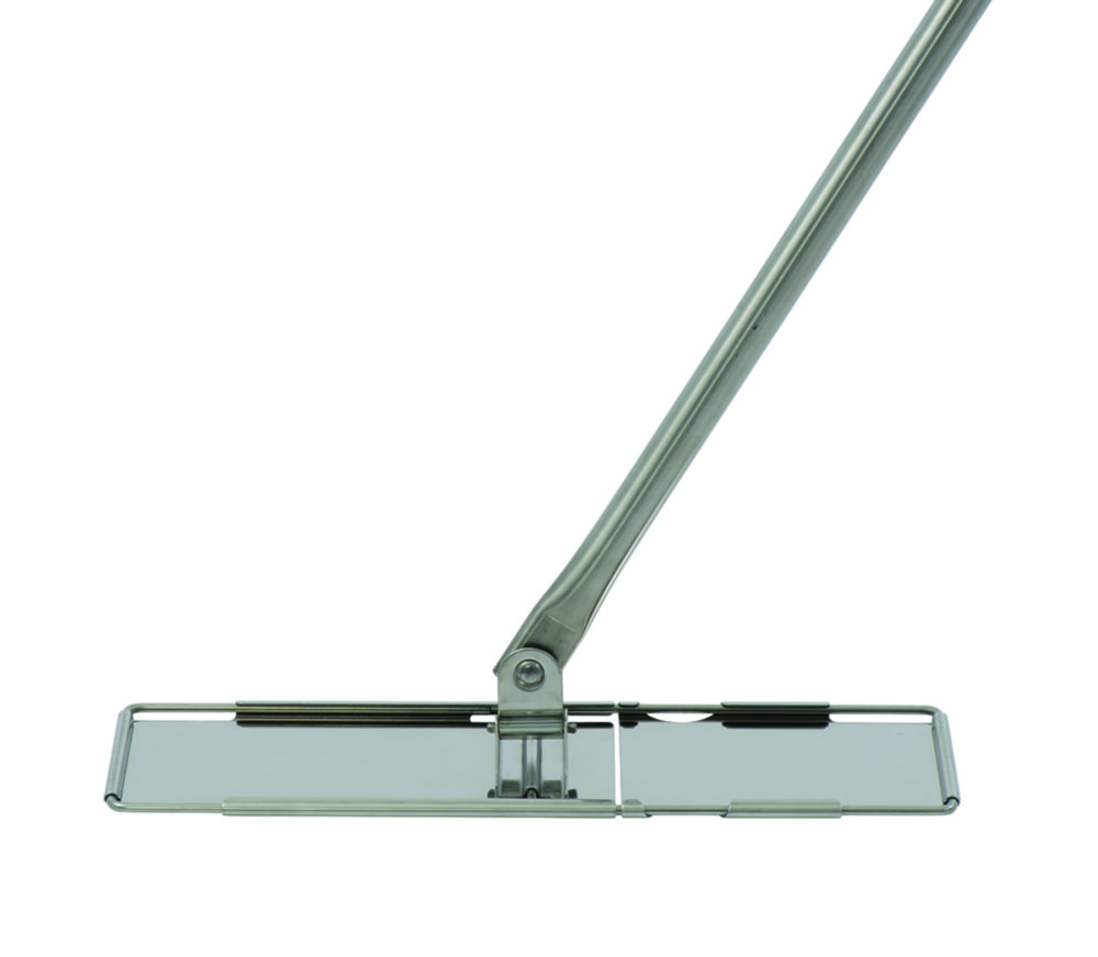 Mop frames with handle, stainless steel, invers | Length mm: 1600