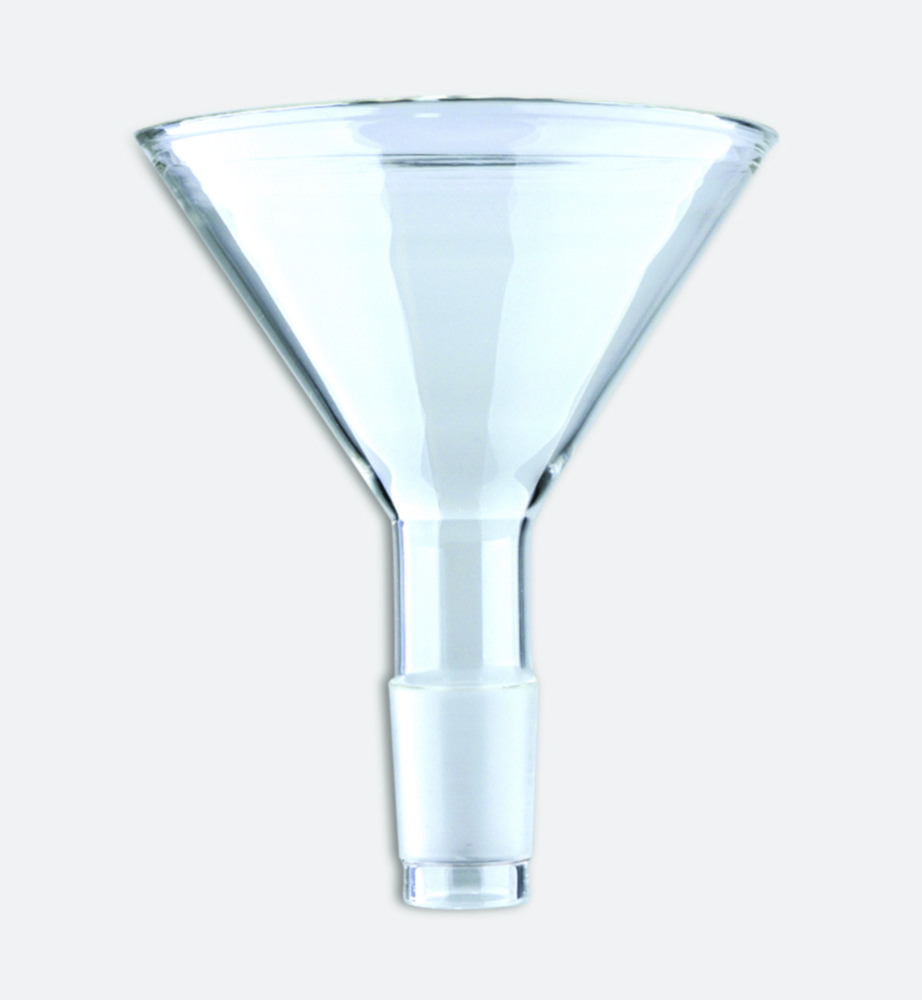 Powder funnels with NS-cone, borosilicate glass 3.3