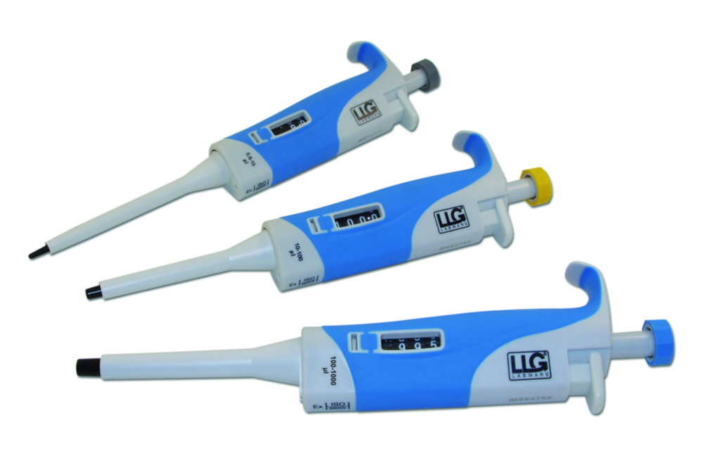 LLG-Digital single channel microliter pipettes, Packages, variable | Description: Package 1 micro + 6-place-pipette stand