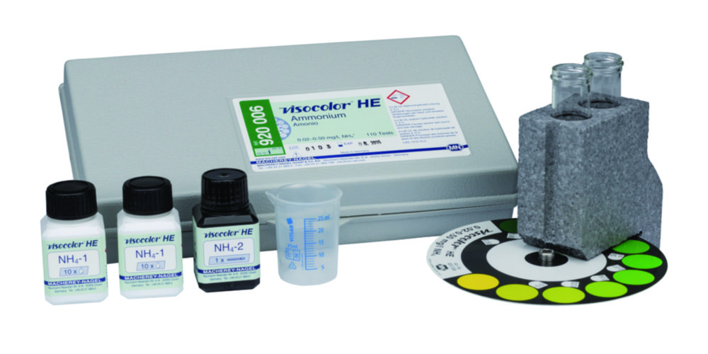 Test kits, VISOCOLOR®HE for water analysis