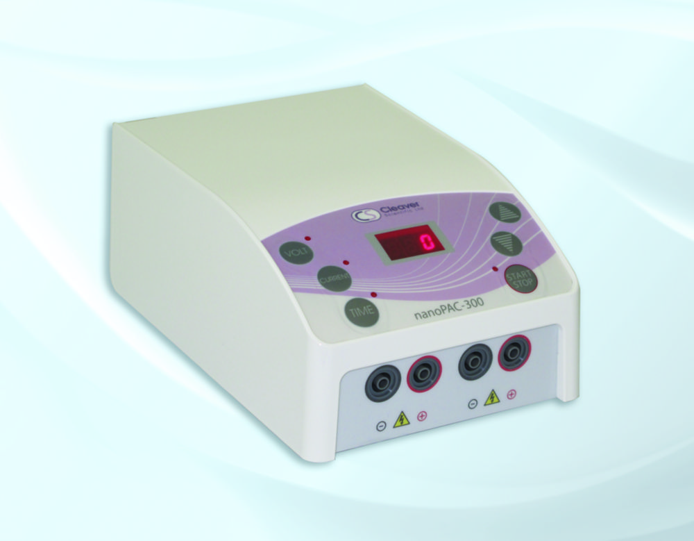 Power supply nanoPAC-300 Mini for gel electrophoresis tanks | Type: nanoPAC-300P Mini
