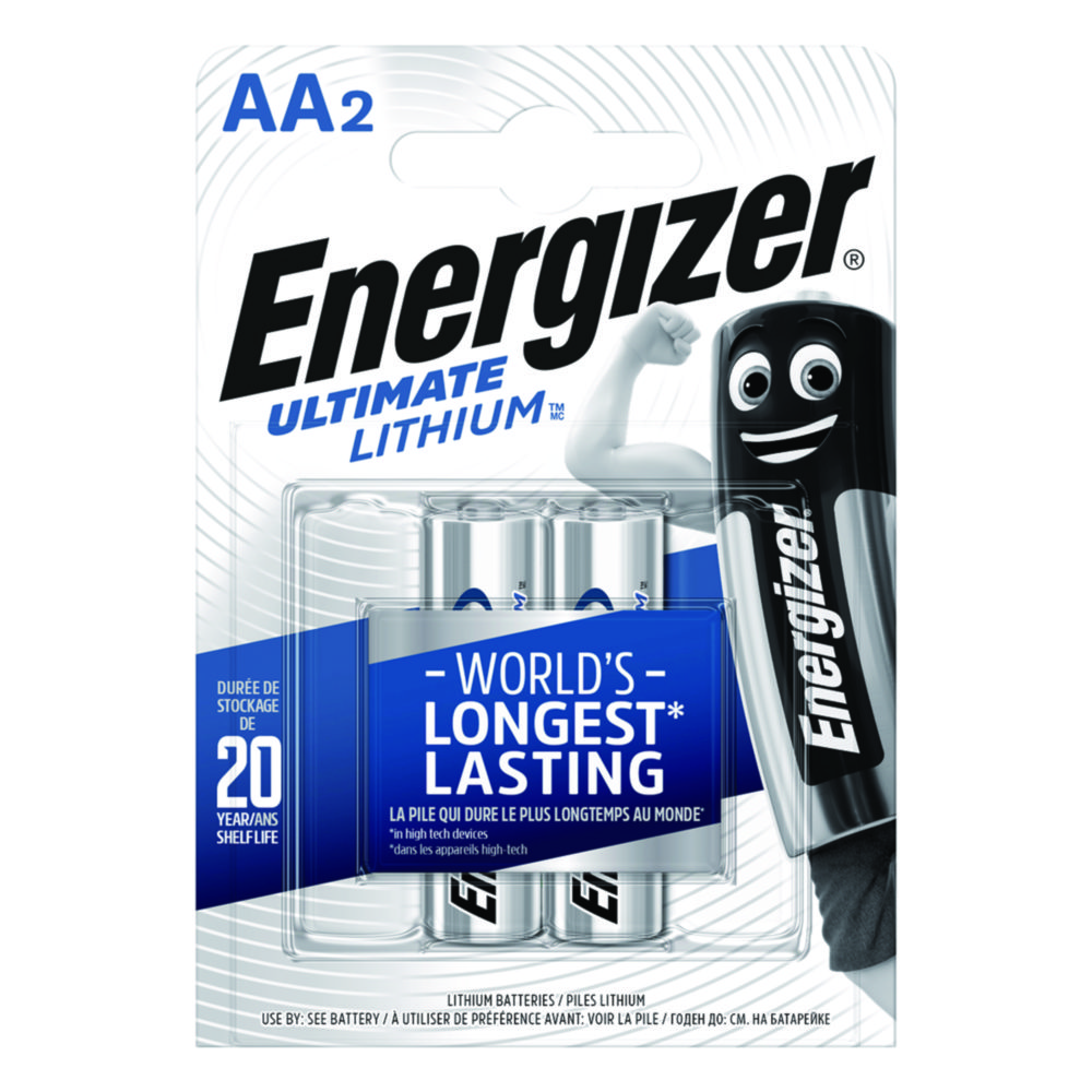 Lithium batteries, Energizer® | Type: FR6/L91/AA/Mignon