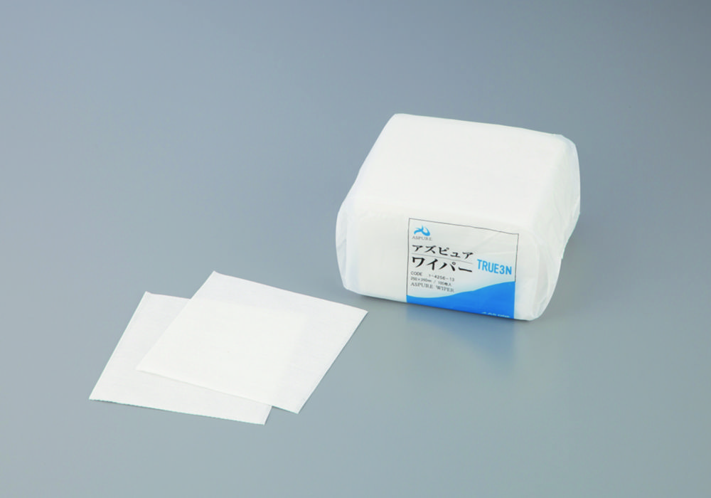 Cleanroom Wipes ASPURE, polyester / rayon | Dimensions mm: 250 x 250