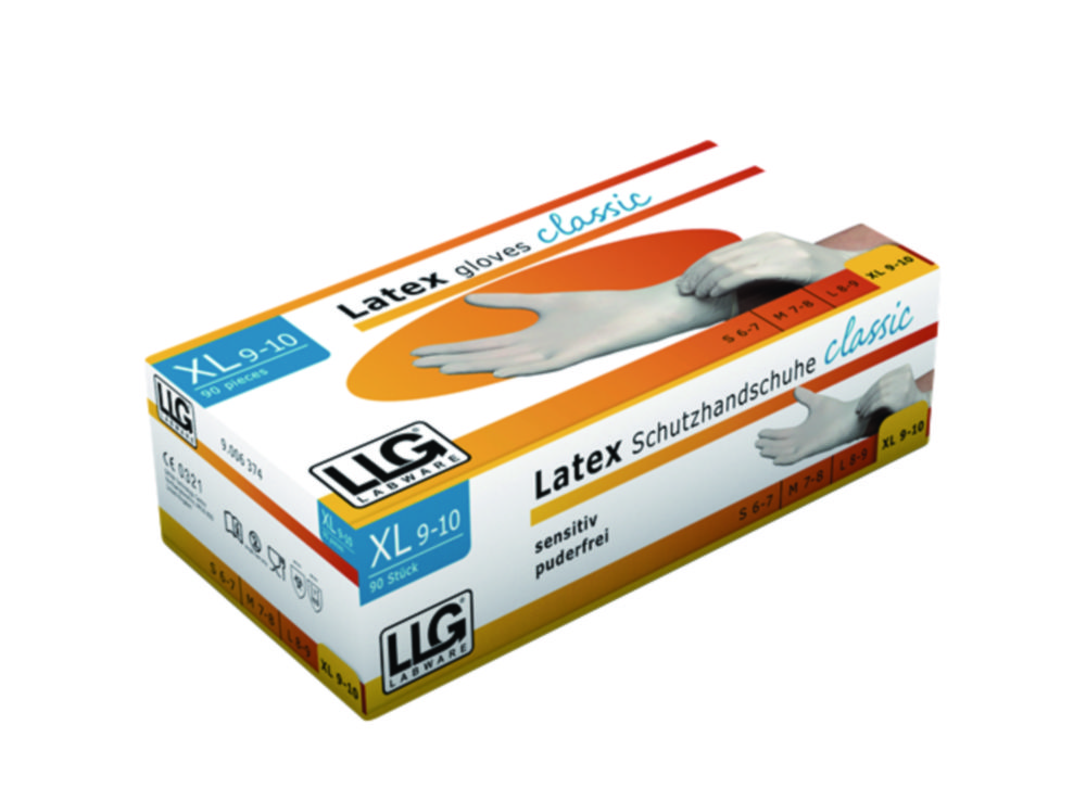 LLG-Disposable Gloves classic, Latex | Glove size: XL