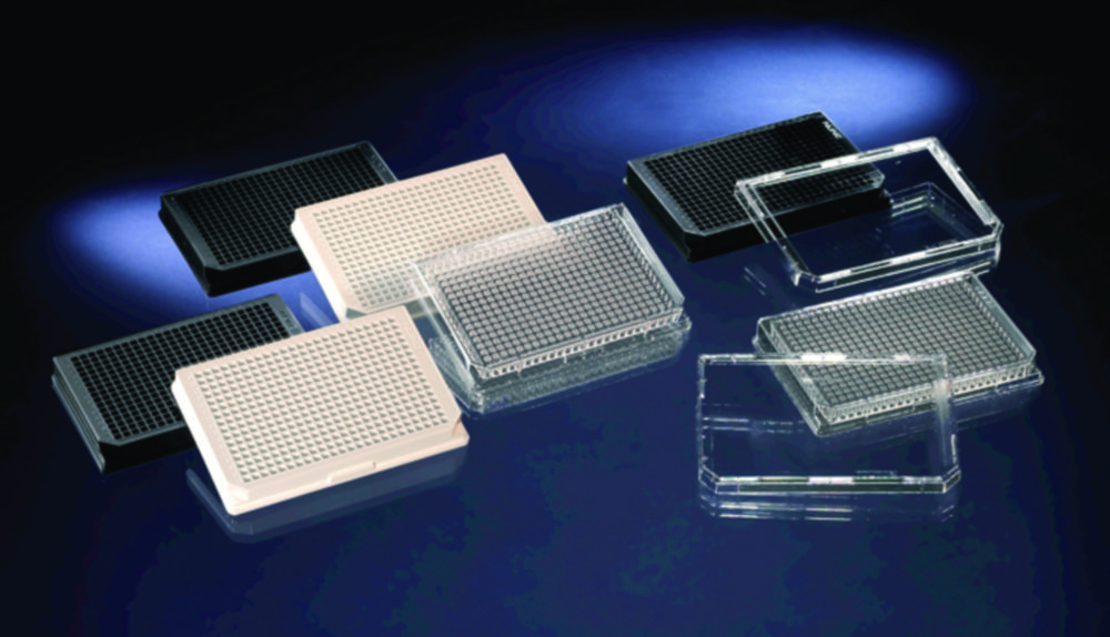384/1536-Well Plate with Cover, PS | Surface: Cell culture*