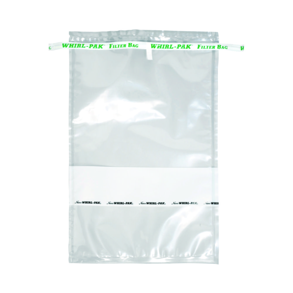 Filter bags Whirl-Pak®, PE, sterile, with round wire | Nominal capacity: 710 ml