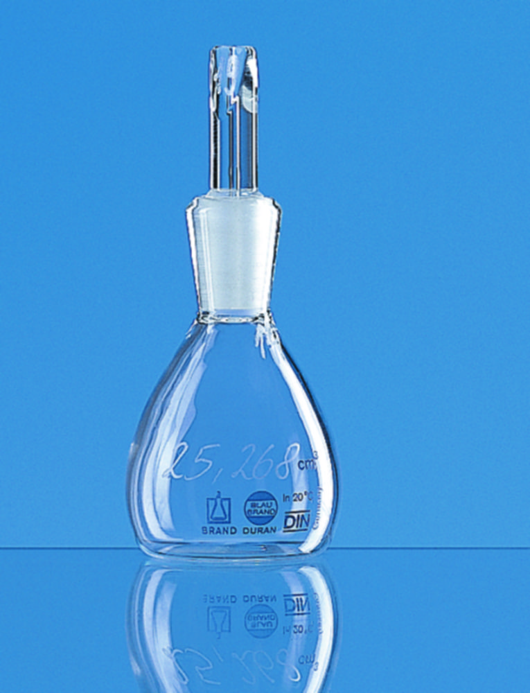 Pycnometers, Blaubrand®, Borosilicate glass 3.3.