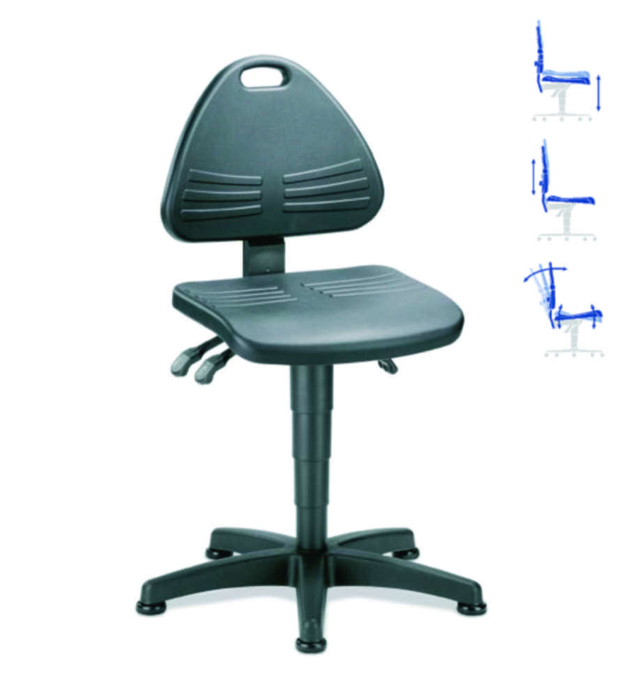 Laboratory chair Isitec | Type: Isitec 1 with glides