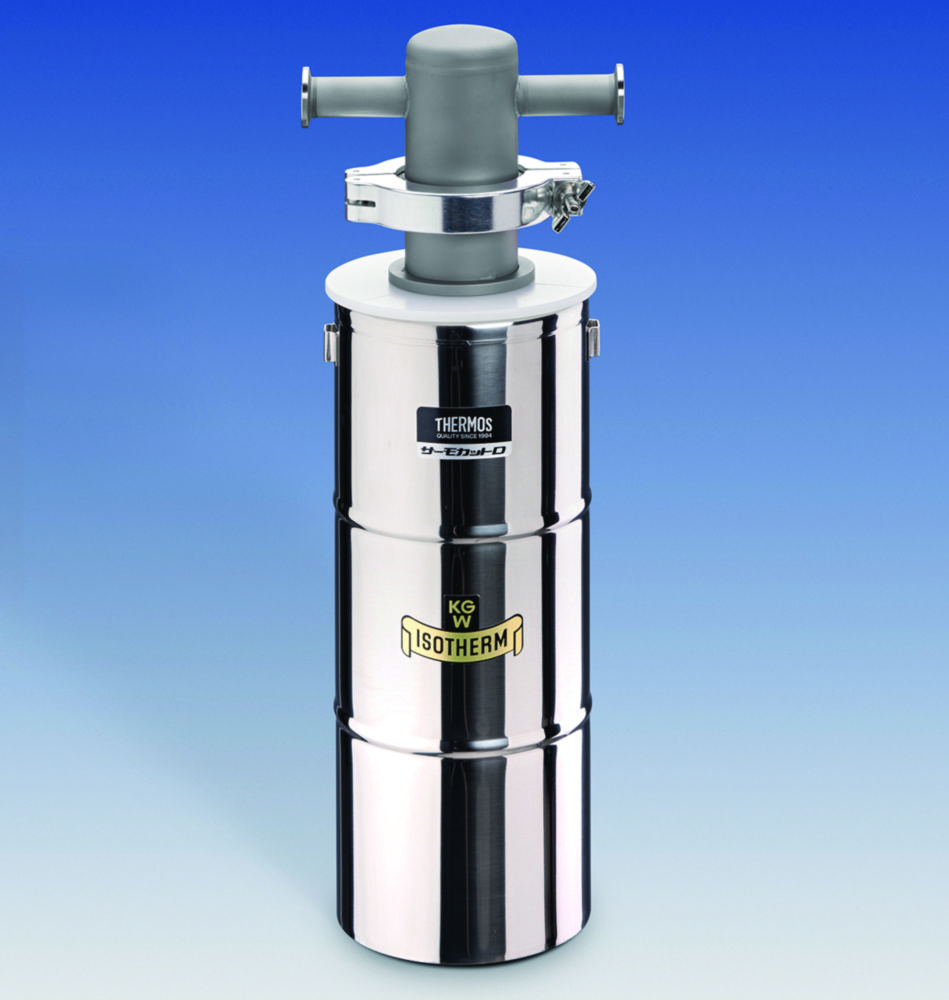 Cold trap with Dewar flask type DSS 2000, stainless steel 1.4301, two-piece, for liquid nitrogen