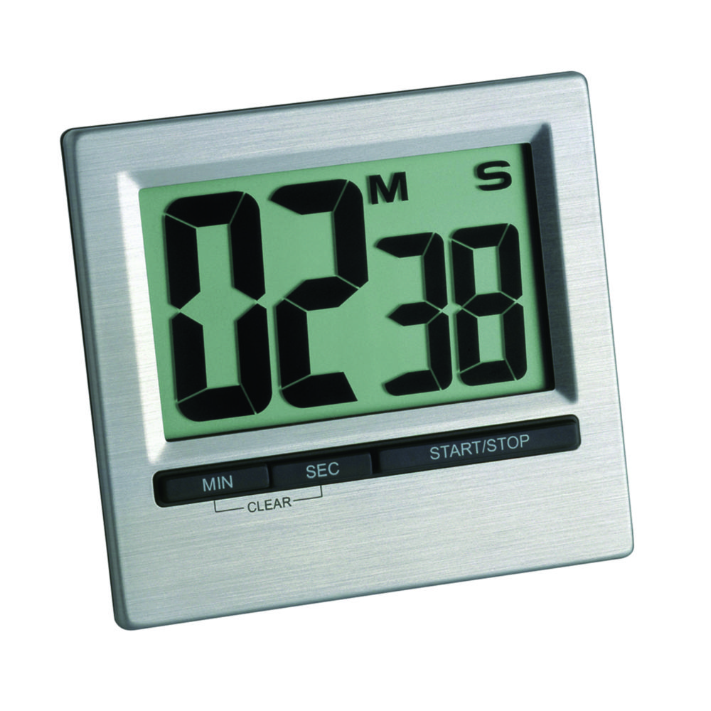 Digital countdown timer and stopwatch