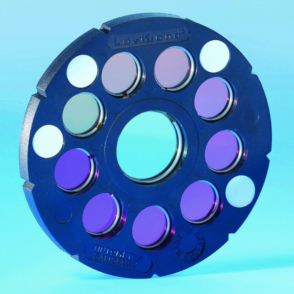 Colour test discs for Comparator system 2000