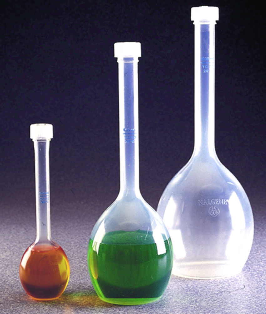 Volumetric flasks Nalgene™, PMP, PP | Nominal capacity: 200 ml