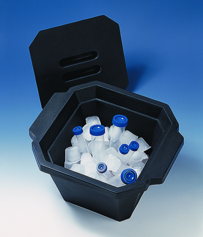 Cooling boxes, PUR, with lid | Nominal capacity ml: 4500