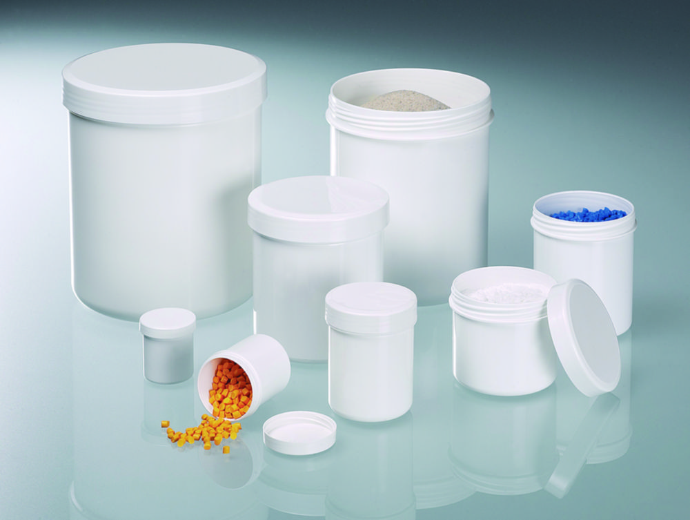 Jars with screw cap, LaboPlast®, PP | Nominal capacity: 625 ml