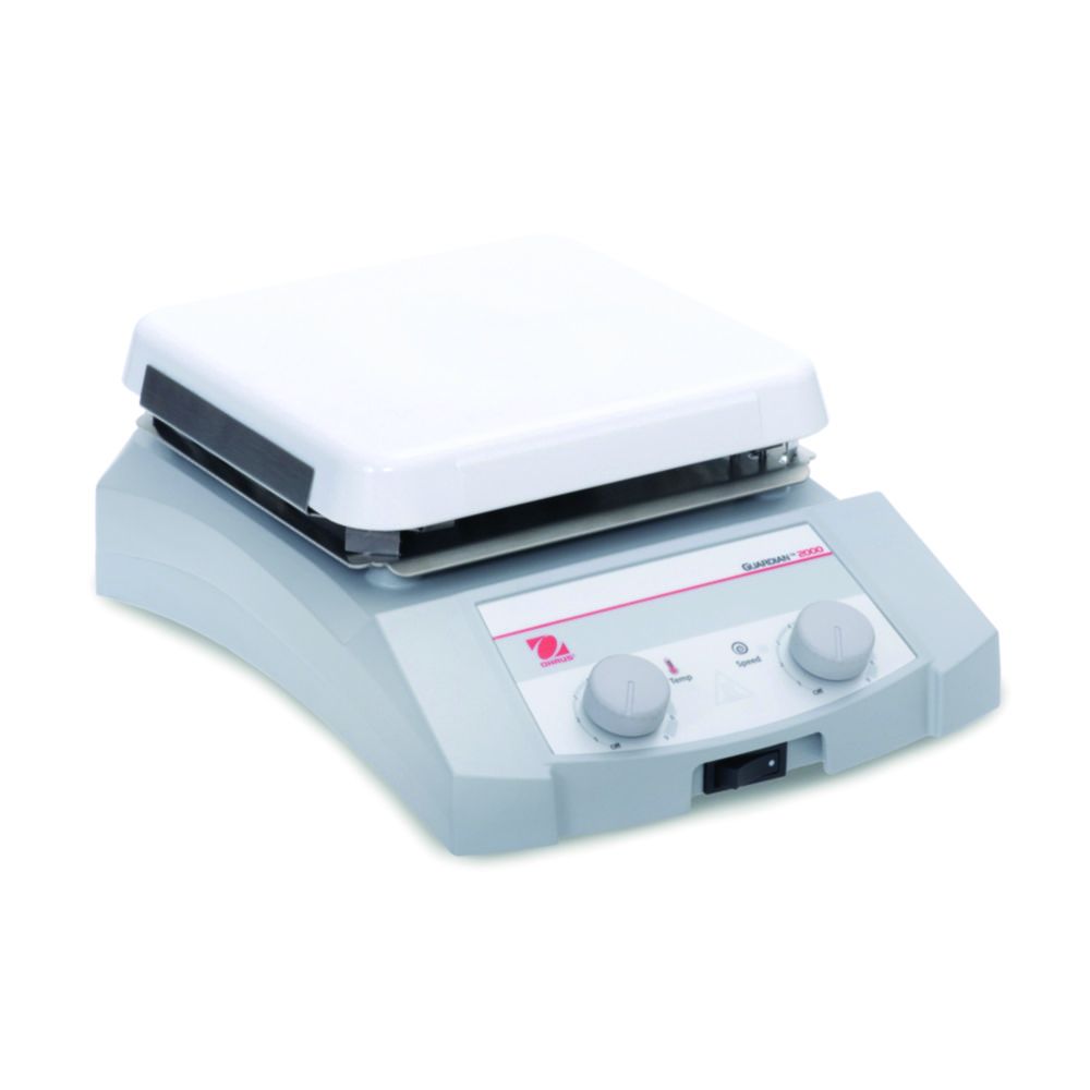 Magnetic stirrer with heating Guardian™ 2000, with square top plate | Type: e-G21HS07C
