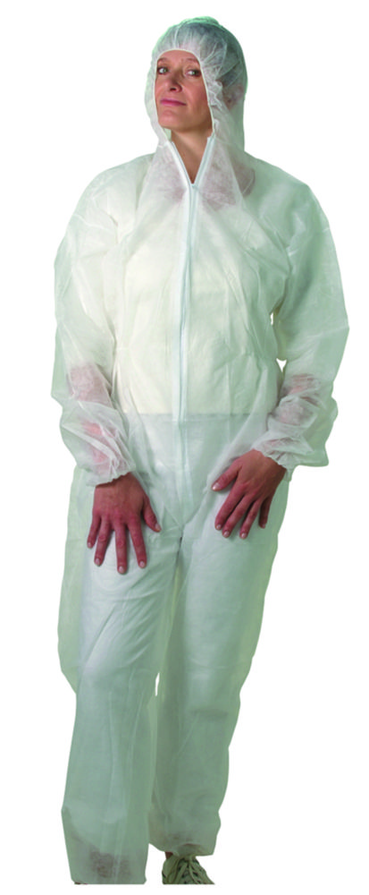 Disposable Protective Suits with Hood, PP | Clothing size: L