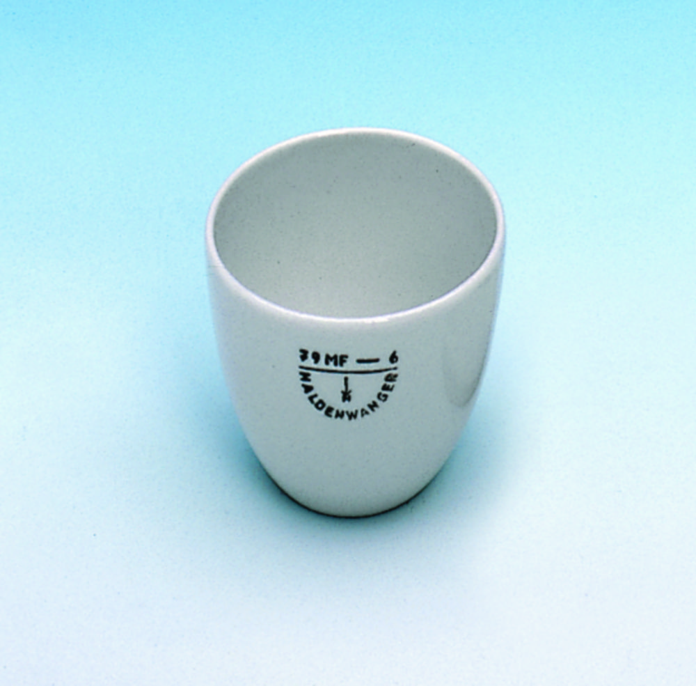 Crucibles, porcelain, medium form | Nominal capacity: 90 ml