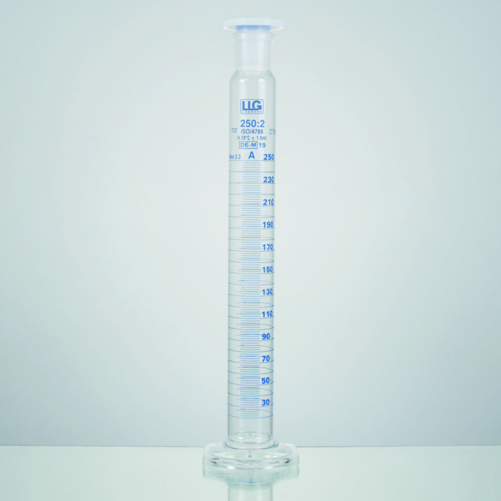 LLG-Mixing cylinders, borosilicate glass 3.3, tall form, class A | Nominal capacity: 10 ml