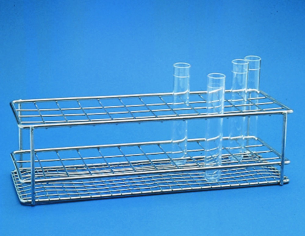 Test tube racks, stainless steel