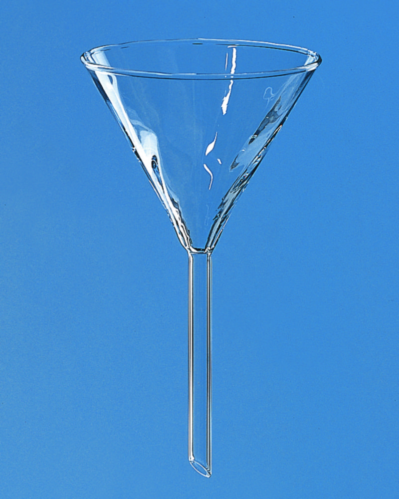 Funnels, Borosilicate glass 3.3, fluted interior