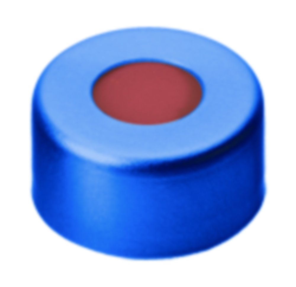 LLG-Aluminium Crimp Seals ND11, ready assembled | Colour: Blue