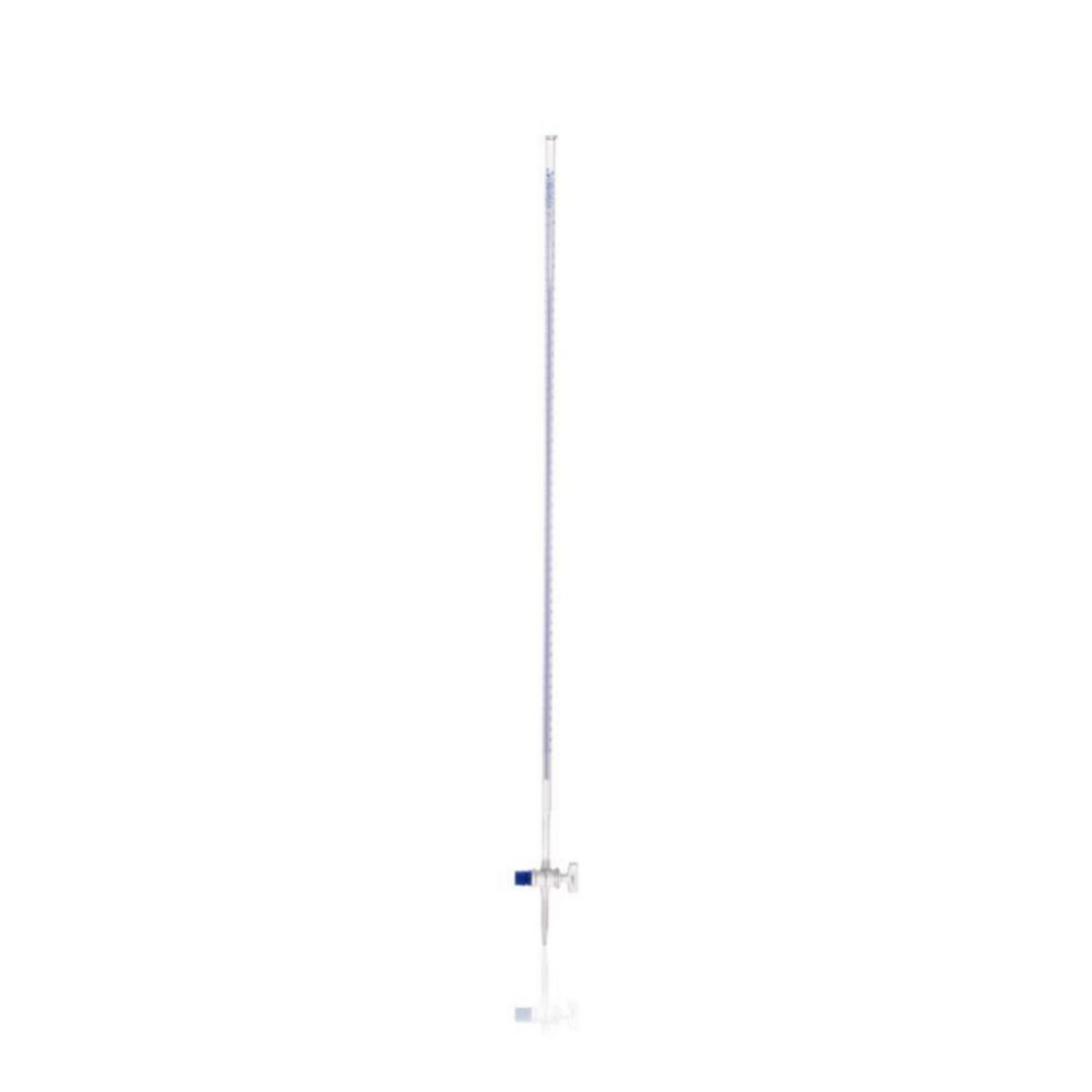 Burette with straight standard ground stopcock, DURAN®, class AS, with glass key | Nominal capacity: 25 ml