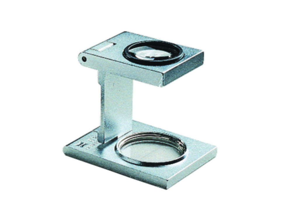 Metal precision linen testers with scale | Magnification: 8x / 32 dpt