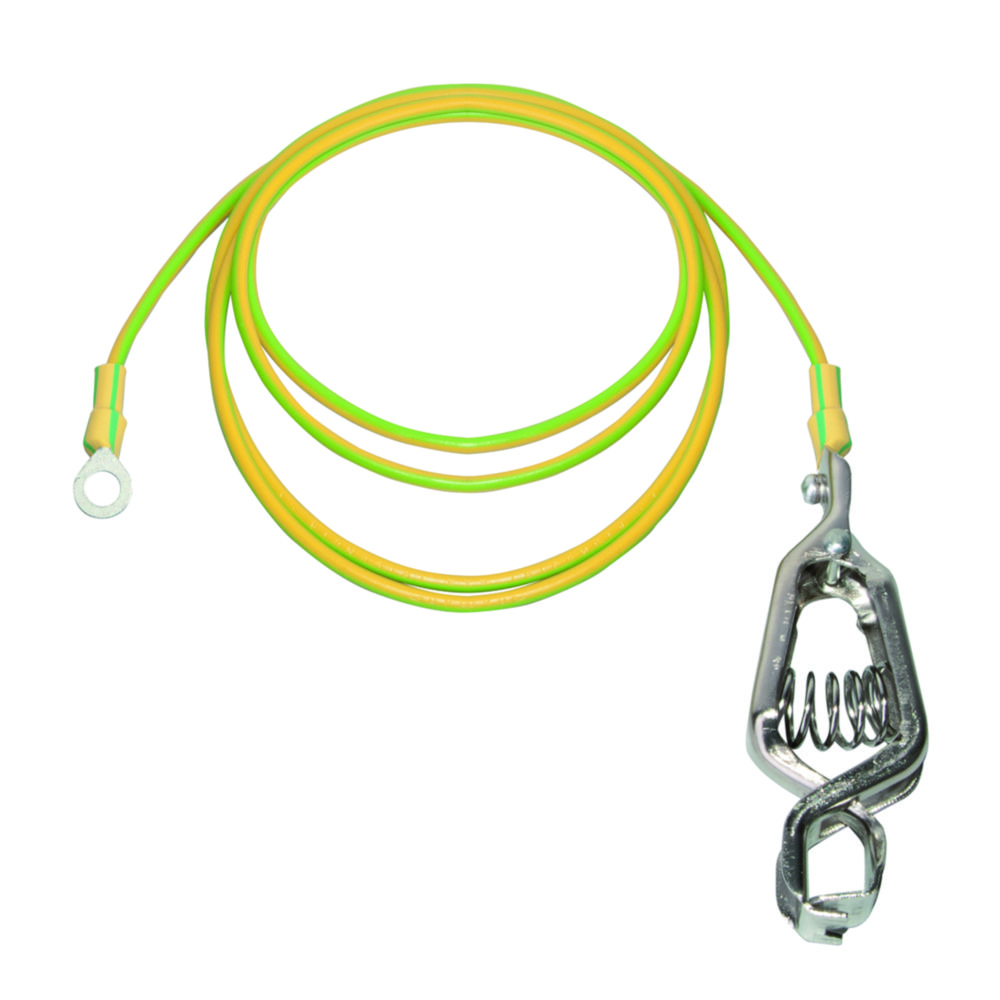 Grounding cables | Description: 1 x clamp, 1 x ring ID 5 mm