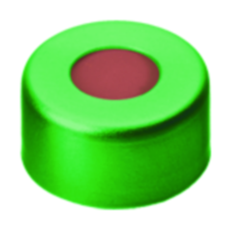 LLG-Aluminium Crimp Seals ND11, ready assembled | Colour: Green