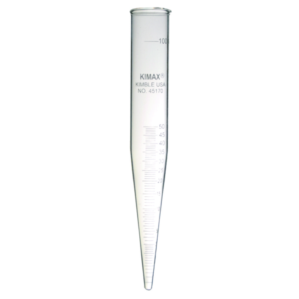 API-Zentrifugenröhrchen KIMAX®, graduiert, Borosilikatglas 3.3 | Nennvolumen: 12.5 ml