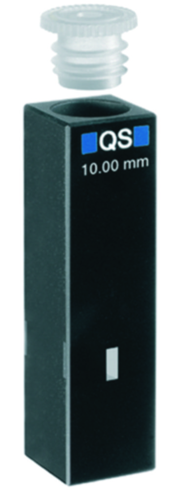 Ultra micro cells for absorption measurement, UV-range, quartz glass High Performance | Type: A
