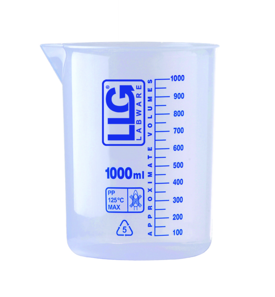 LLG-Griffin beakers, PP | Nominal capacity: 50 ml