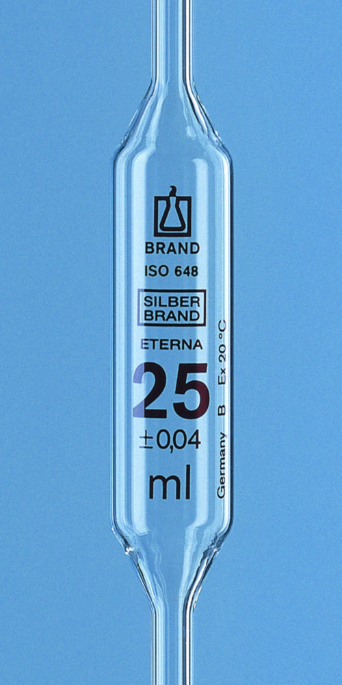 Volumetric pipettes, Class B, AR-glass®, amber graduation | Nominal capacity: 1.0 ml