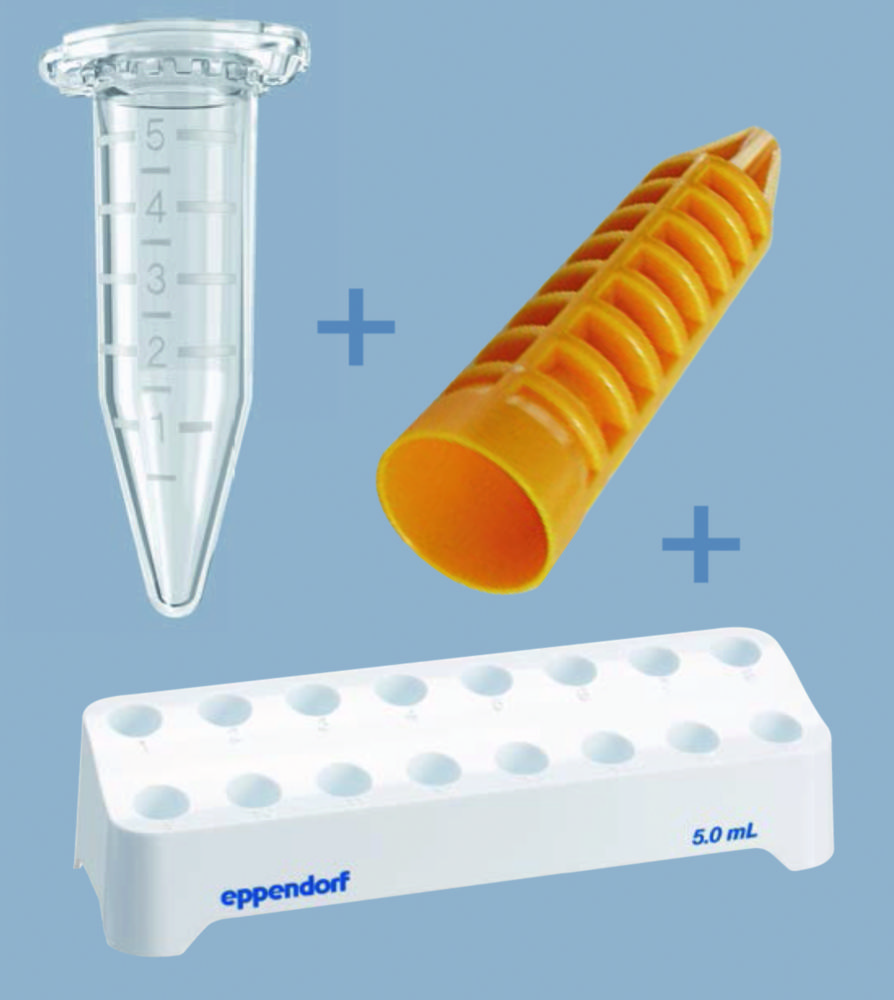 Eppendorf Tubes® 5.0 mL, starter pack, with snap caps