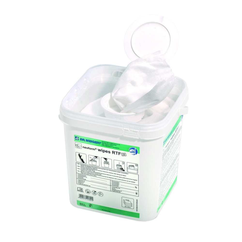 Dispenser system neoform® wipes RTF | Description: Bucket with 115 wipes per roll