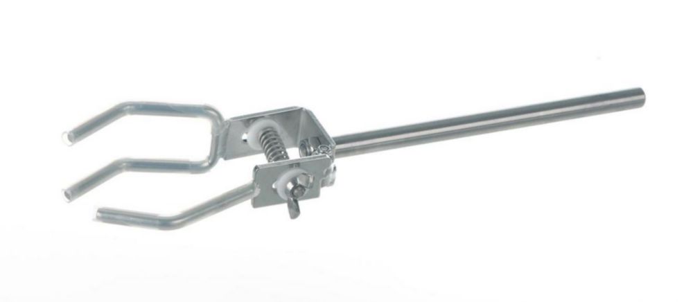 Retort clamp, 18/10 stainless steel | Clamping range: 0 ... 80 mm