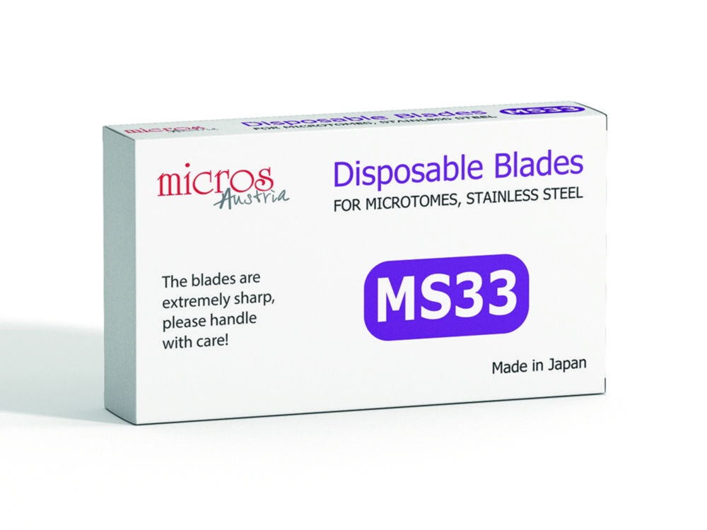 Blades for Microtoms, stainless steel | Type: MS33