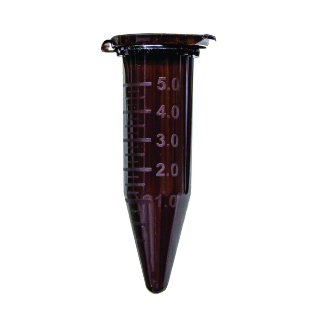 LLG-Centrifuge tubes, 5 ml, PP, brown