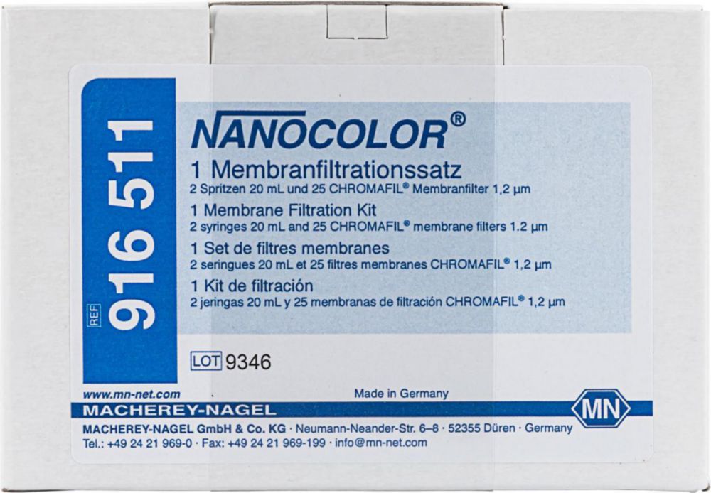 Accessories NANOCOLOR®, Membrane Filtration | Type: Sample preparation set