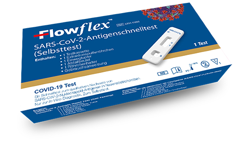 Flowflex SARS-CoV-2 Antigenschnelltest (Selbsttest)