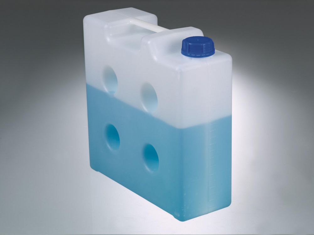Space saving jerrycan Flachmann LaboPlast®, PP, without threaded connector | Nominal capacity: 10 l