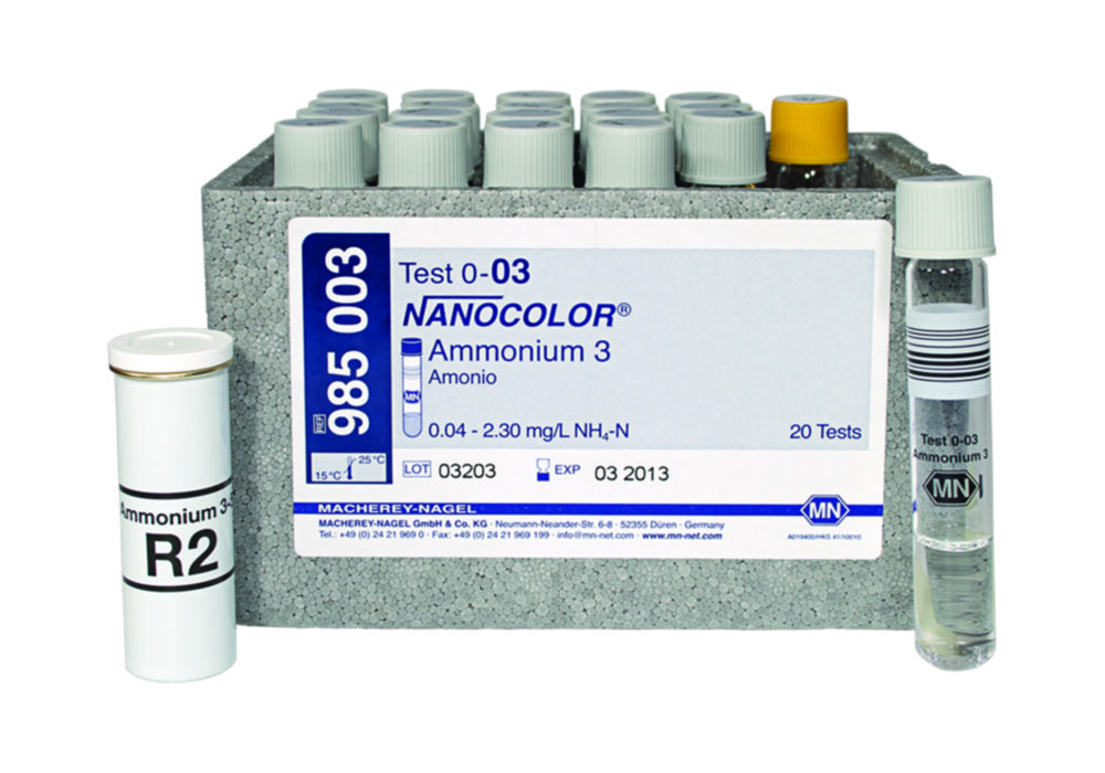 Tube tests NANOCOLOR® Ammonium | Description: Ammonium 3