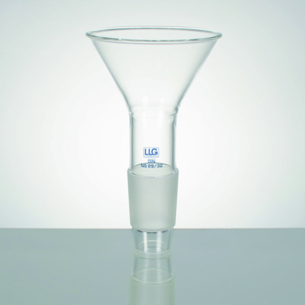 LLG-Powder funnel with NS cone, borosilicate glass 3.3 | Funnel Ø: 60 mm