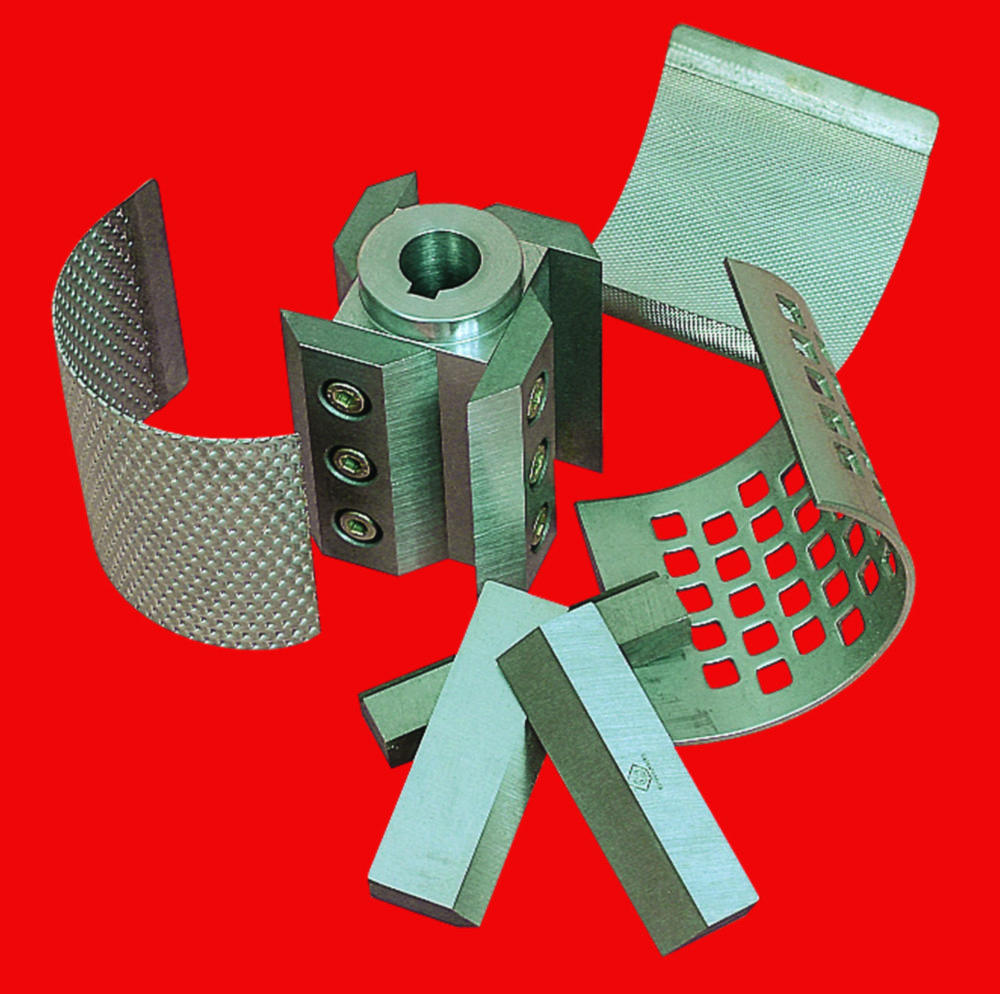 Accessories for cutting mill PULVERISETTE 15 | Type: Sieve insert*, trapezoidal perforation 1.5mm
