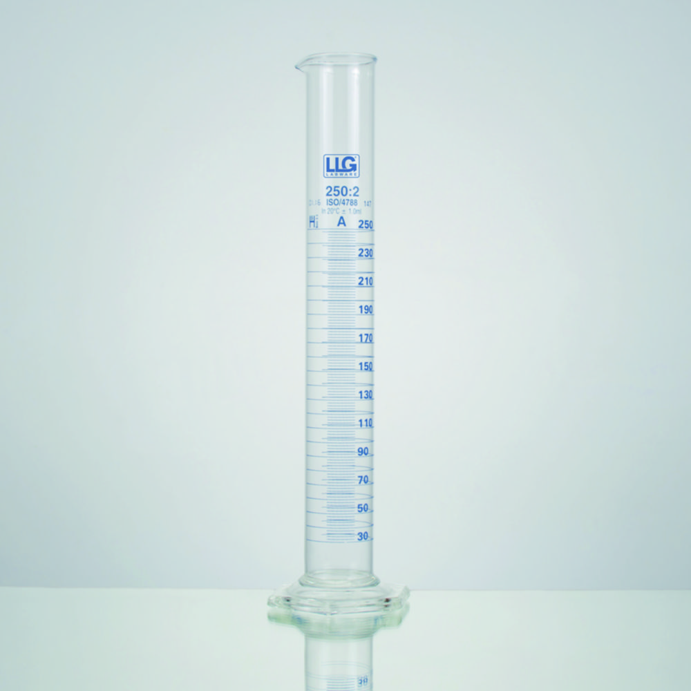LLG-Measuring cylinders, borosilicate glass 3.3, tall form, class A | Nominal capacity: 5 ml