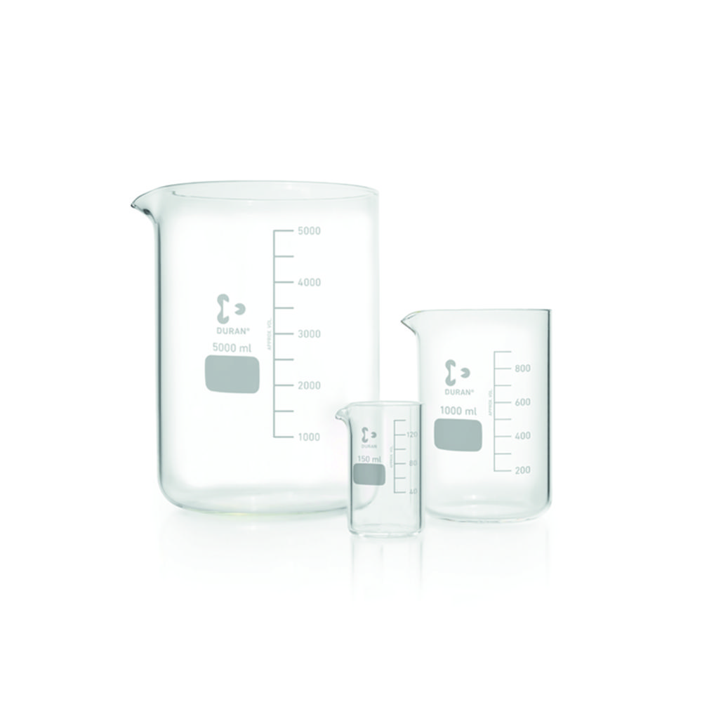 Filter beaker glass, DURAN®, heavy wall | Nominal capacity: 10000 ml
