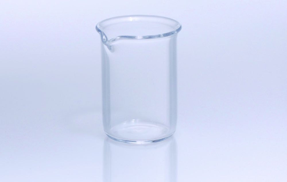 Becher, Quarzglas, niedrige Form | Nennvolumen: 50 ml