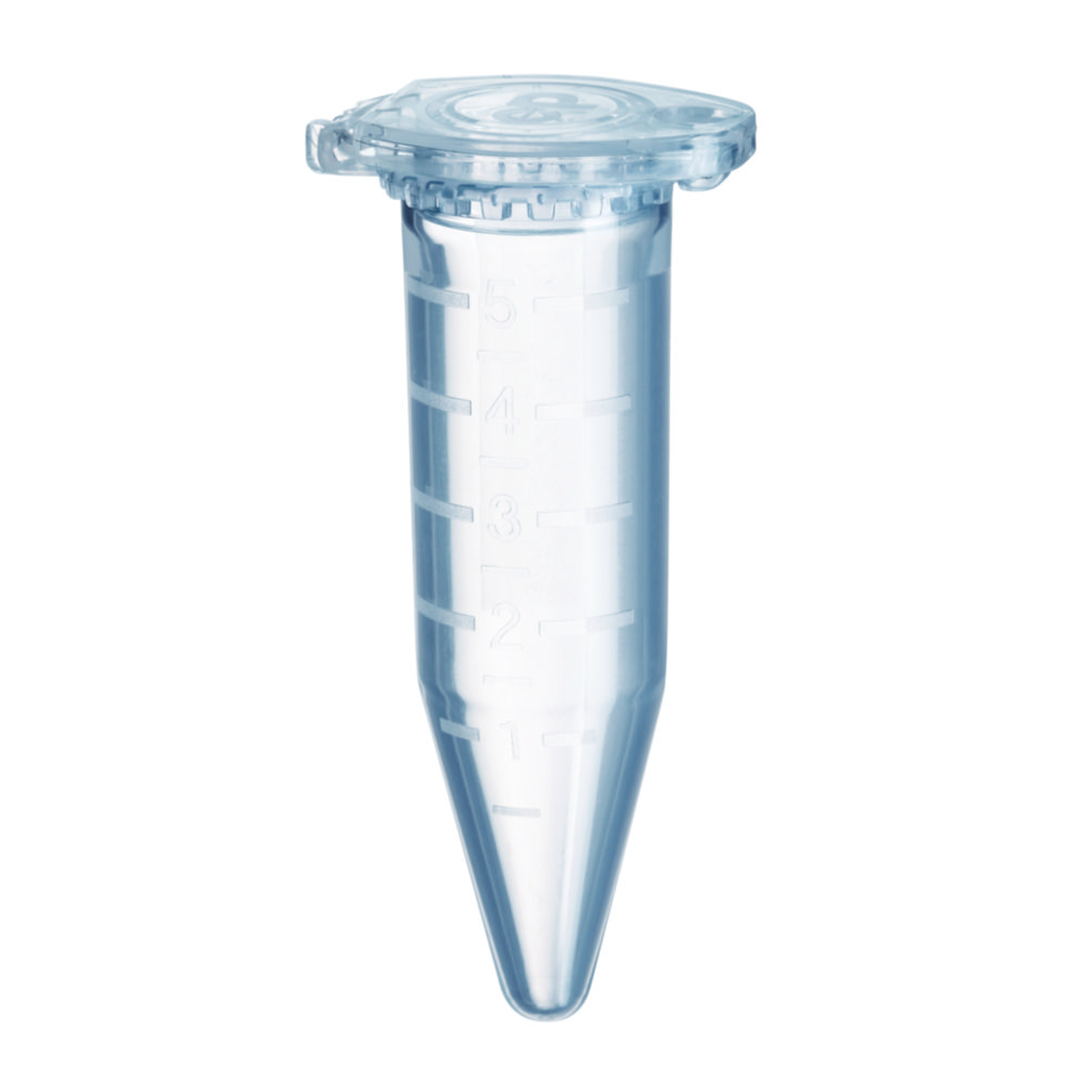 Eppendorf Tubes® 5.0 mL, PP, with hinged lid | Description: Eppendorf Tubes® 5.0 ml, Forensic DNA Grade, single packed