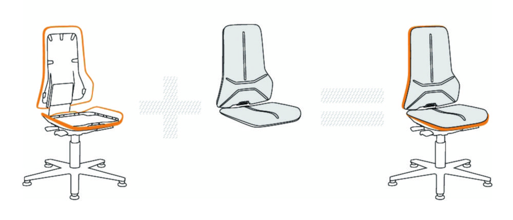 Laboratory Chair Neon | Type: Multifunctional Armrests